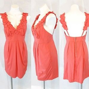 BCBGMaxAzria “Kerry” Dress in Coral, Size 0